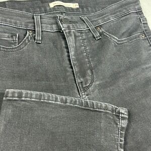 Levis Shaping Bootcut Jeans Womens Washed Black Denim W29 L32